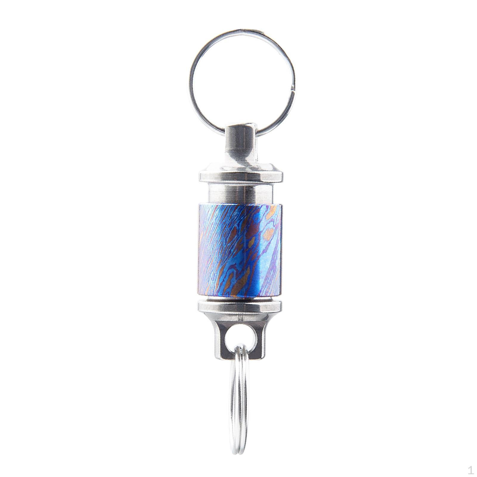 

Swivel Keychain Sturdy Portable 2 Ways Classic Multifunctional Clip Key Holder for Camping