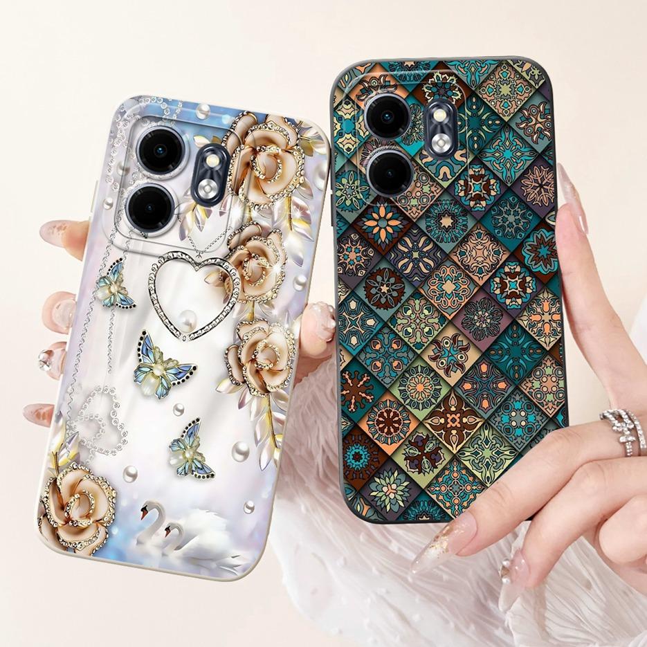 For Infinix Hot 50i 4G Case X6531 X6531B Cute Rabbit Cartoon Cover Soft Silicone Case For Infinix Smart 9 HD Smart9 X6532 Fundas