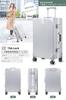 Aluminum Frame Large Carry Ultra Large Carry TSA 360 Degree Double Business M 4 6 60L for 5 [WanderMore] Suitcase, Carry-on, Type, Case, Light,