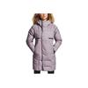 Under Armour Training Sports Solid Color Hooded Mid-Length Down Jacket Women Outerwear Light-Purple 1342791-585