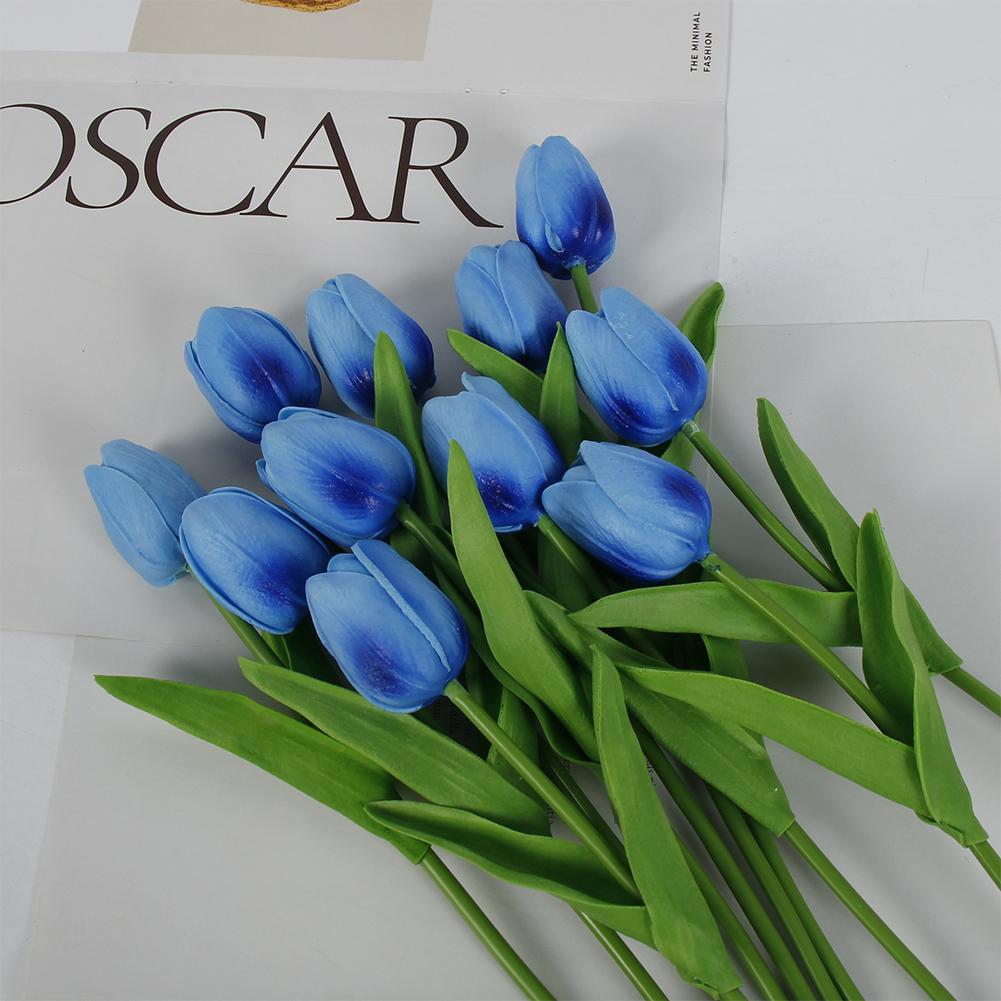 Home Decoration Artificial Tulips Wedding Home Low Maintenance Realistic Appearance Vibrant Colors For Home For Living Room