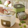 1pc 48Grid Press Type Double Layer Large Capacity Ice Cube Maker Durable Plastic ConstructionPerfect for Water,Kitchen Accessory