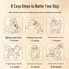 Deodorizing Anti-Itch Dog & Cat Bath Shampoo - Large Bucket, Anti-Mite Formula for Pets