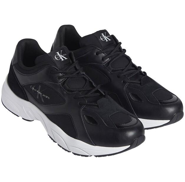 CALVIN KLEIN JEANS Retro Tennis Low Laceup Mtl Sneakers