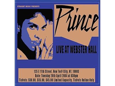 [CD] Live At Webster Hall, New York 2004 Nomal Edition PRINCE VSCD-4180