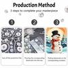 Christmas Snowman Pearl Painting Art Painting Kit Handmade Diy Home Decoration Painting