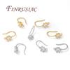Ganchos para Orelhas Banhados a Ouro 18K, Ganchos Franceses Para Brincos, Suprimentos Para Fazer Joias de Brincos DIY
