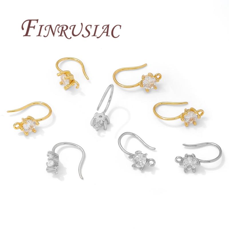 Ganchos para Orelhas Banhados a Ouro 18K, Ganchos Franceses Para Brincos, Suprimentos Para Fazer Joias de Brincos DIY