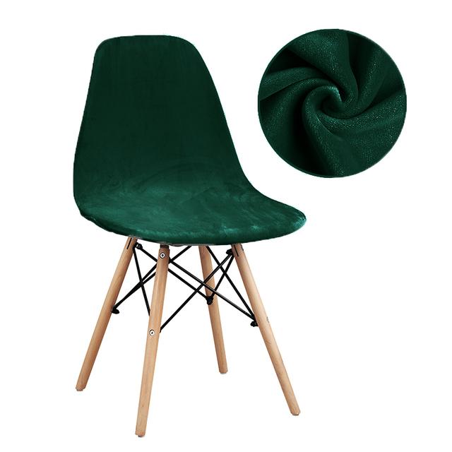 Sammet och Polar Fleece Tyg Skal Stolsskydd Stretchiga Skandinaviska Stolsskydd Matbordsstolsskydd För Hotellanvändning Hemvardagsrum