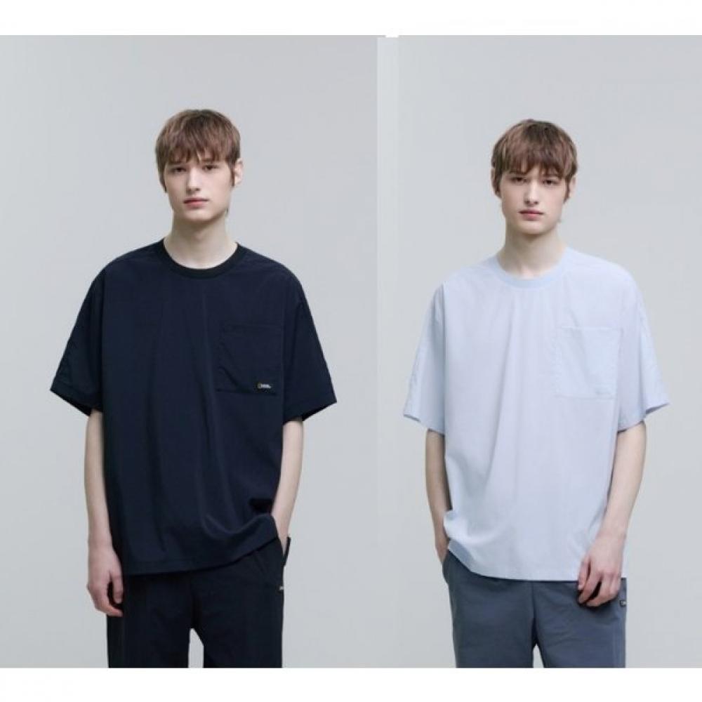 NaTional Geographic Unisex Cool T shirT shorT Sleeve Frozen Cube n252uTs171 PALE BLUE/105(XL)