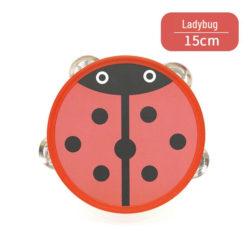 Wooden Tambourine for Early Childhood Music and Dance