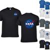 Logo Retro Nasa Vintage Look Space Short Sleeve Mens Cotton Tshirt Tee Tops