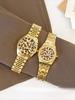 Neue Damenarmbanduhr mit Leopardenmuster-Armband Modisch und Trendig Hochwertiger Unisex-Stil Modell Exquisite Damenarmbanduhr.