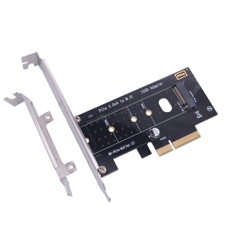 

Add On Cards NVMe M.2 SSD To PCIe 3.0 x4 M.2 SSD Adapter With Brackets PCIE to M.2 Adapter SSD Expansion Card for PC