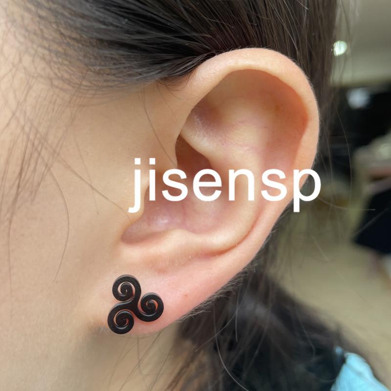 Lovely Dog Paw Earrings Women Multiple Stainless Steel Earings Fashion Jewelry Mushroom Rocket Lighter Ear Studs Weird Gift