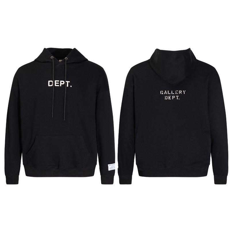 GALLERY DEPT TIDE Unisex Modny Klasyczny Bawełniany Bluza z Kapturem Frotte