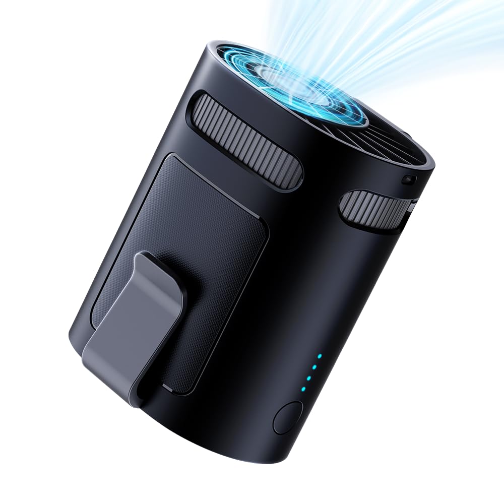 

Belt Portable Waist Small Belt Neck Handheld 4 Speed USB Ultra High Ideal for Outdoor and Heatstroke Prevention Fan, Fan, Fan, Fan, Fan, Fan, Fan, чорний