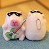 Kawaii Multicolor Capybara Doll Kapibala 10-13cm Water Dolphin Doll Birthday Gift Soft Plush Toy Car Couple