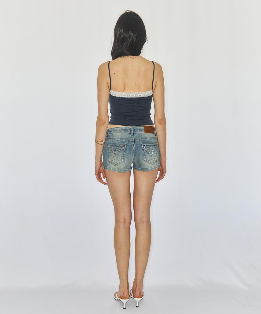 Yuhili Micro Denim Shorts / Light Blue