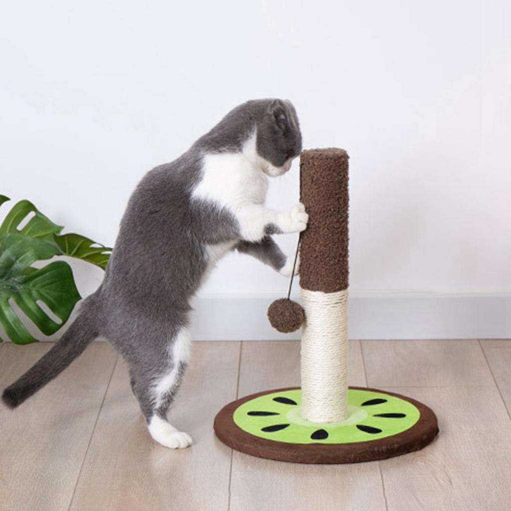 Post for Scratching Interactive Toys Scratcher with Ball Activity Centre Scratch Exercise