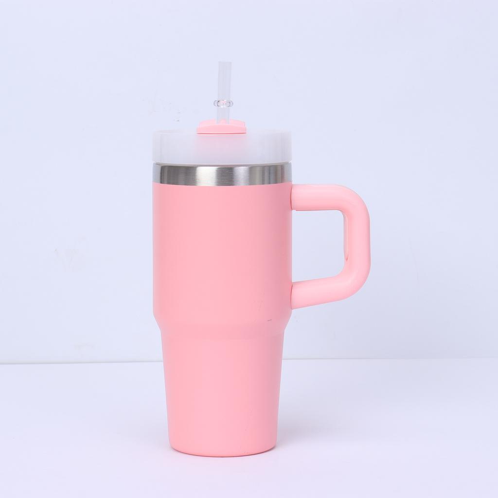 Mini 14oz Nerezový Termopohár Izolovaný Hrnček na Kávu Fľaša na Vodu Hrnček so Slamkou Do Auta Vákuové Termosky Hrnček na Sviatočné Darčeky