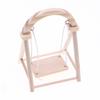 Freestanding Wooden Miniature Swing with A-Shaped Collectible Model