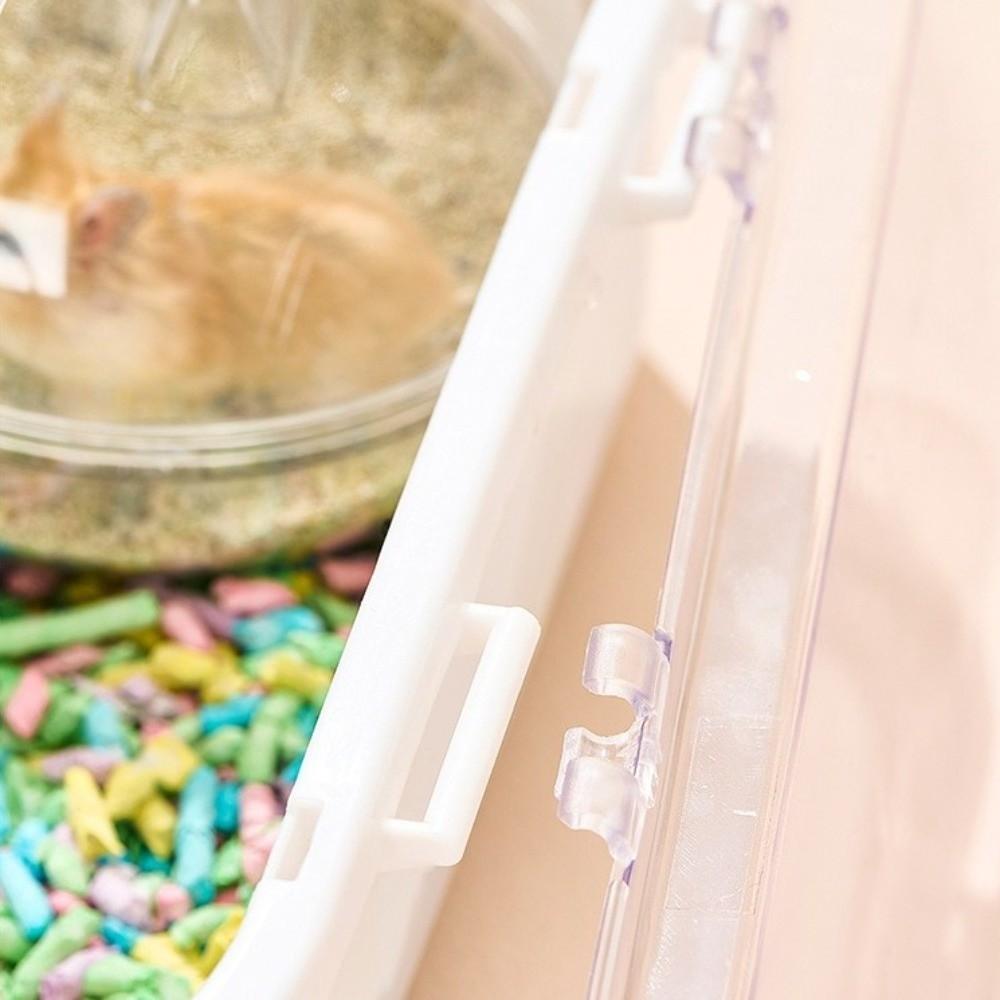 Convenient Large Space Hamster Cage Breathable Ventilation Small Animal Carrying Cage Sturdy Pet House