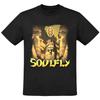 Soulfly Kapela Vintage Metalové Černé Tričko
