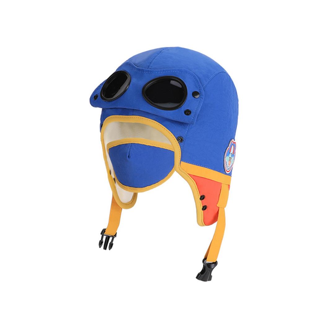 Wintermütze für Kinder, Retro Lei Feng Mütze, Mütze mit warmem Fleece, Ohr-, Motorradmütze zum Fahren