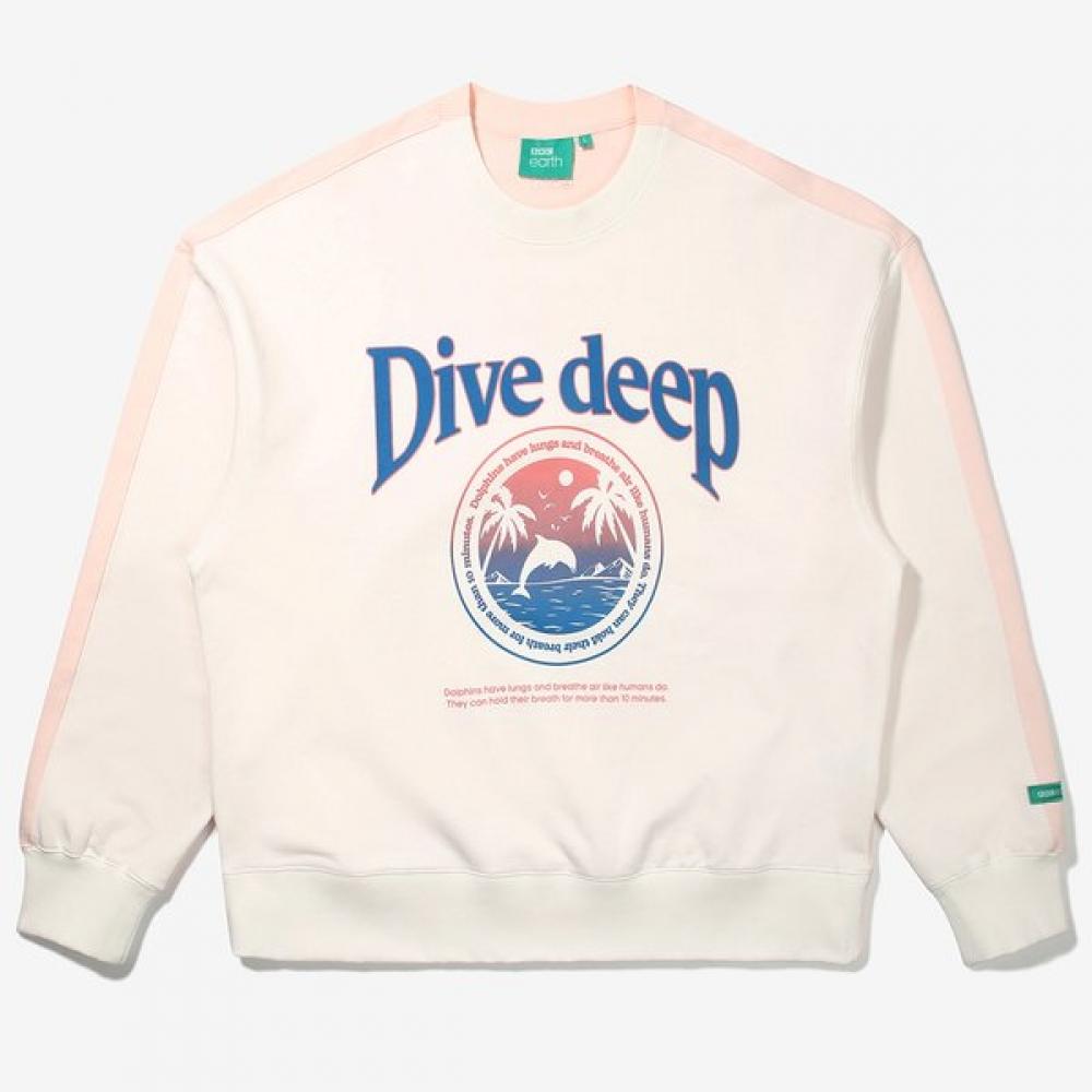 Bbc Earth Sweatshirt White Dive Deep white/105
