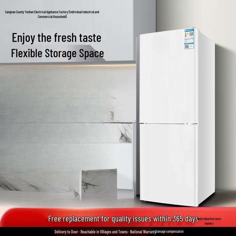 Mini Frigorifero a Doppia Porta ad Alta Efficienza Energetica di Prima Classe per Dormitori, Uffici e Piccoli Spazi