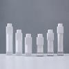 15Ml 30Ml 50Ml Airless Pump Rotate Cosmetic Container Frosted Double-Layer Thickened Square Lotion Empty Airless Bottle