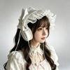 Gothic Lolita Wing Angel Headband Lace Head Wrap New Cosplay Headdress  Hair Accessories