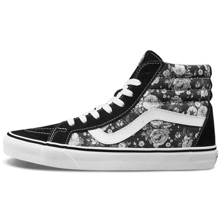 Vans Sk8 Reissue High Top Skate Shoes Unisex Sneakers Black White VN0A4BV8TY9