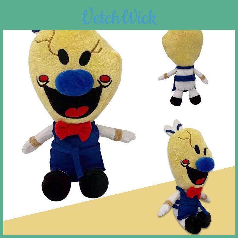 Entzückendes 25cm Eiskugel-Stäbchen Plüschtier Super Weich Gefüllt Cartoon Horrorfigur