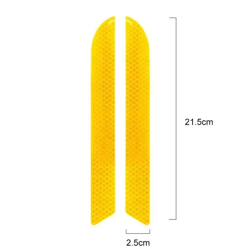 NEW Car Door Sticker Safety Opening Warning Reflector Tape Decal Car Accessories Exterior Interior Reflective Sticker Reflective