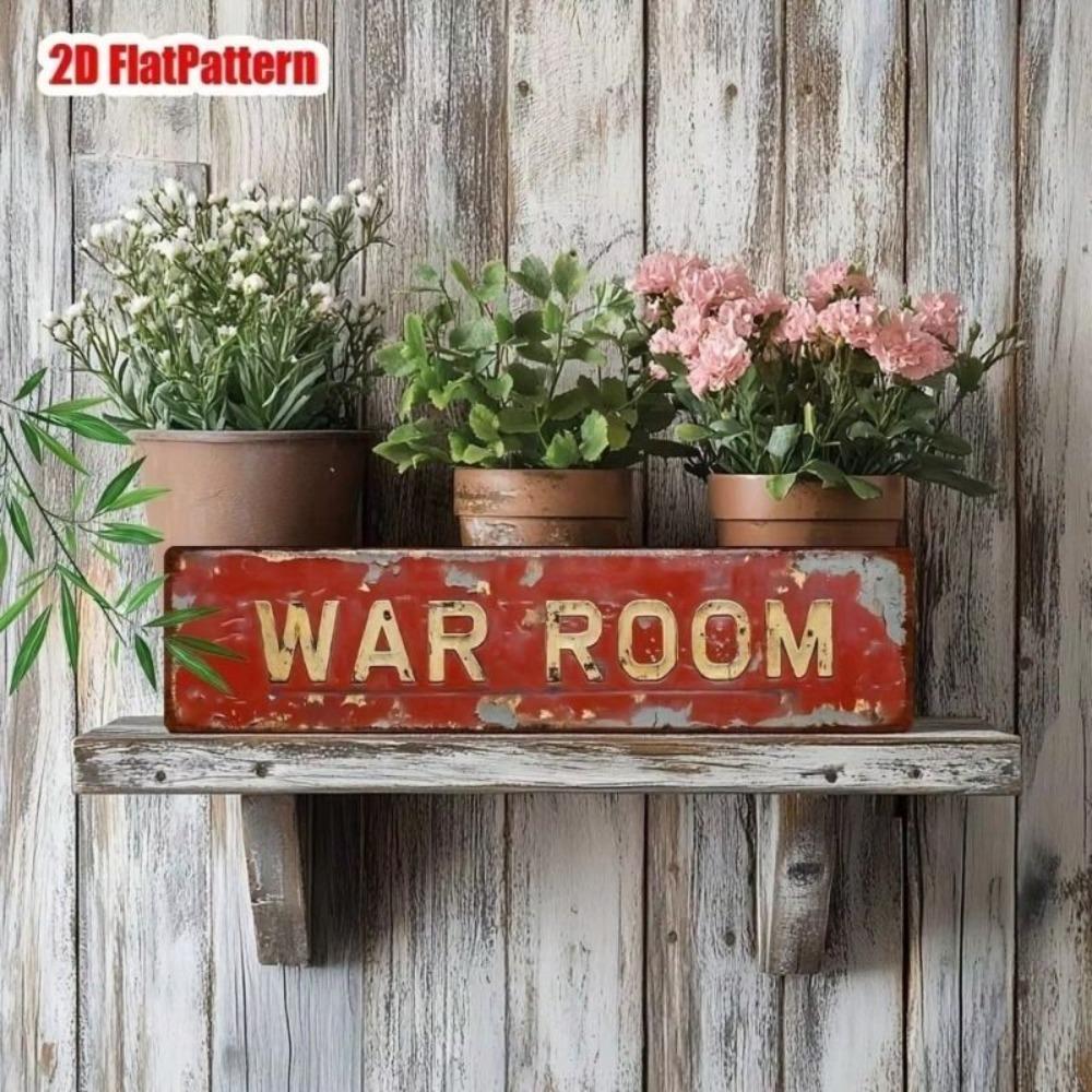 Vintage Military Retro Metal Sign Bar Garage Wall Decor