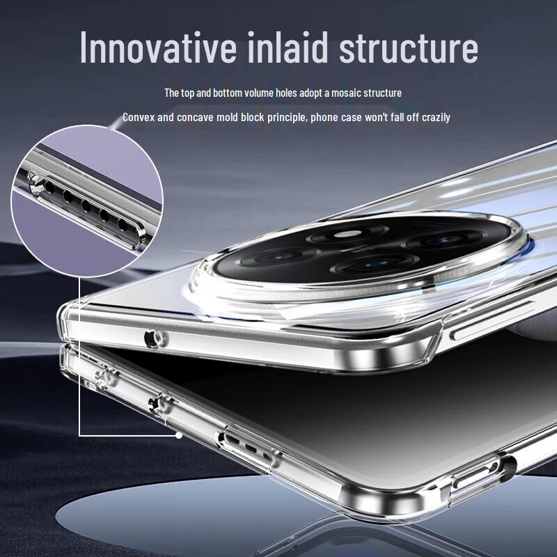 ESCASE Transparent Case for OPPO Find N5 Fold