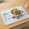 Soft Cartoon Silicone Place Mat Anti-Slip Waterproof Insulation Pad Heat Resistance Oil Proof Drainer Mat Dining Table