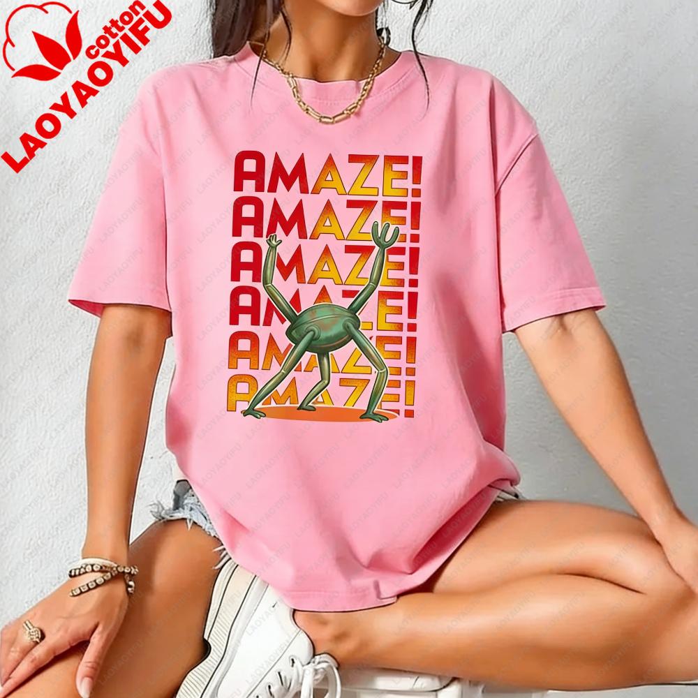 Amaze Amaze Amaze Shirt Project Hail Mary Rocky Inspired Sci Fi Tshirt Retro Style Book Lover Gift TShirt Unisex Unisex Cotton Tops