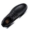Men Genuine Leather Casual Shoes Soft Sole Lace-up Middle-aged Old Man Dad Lightweight Loafers Shoes