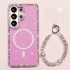Samsung S11Ultra flash diamond IMD strong magnetic mobile phone case S11FE flash powder laser love S11 protective case