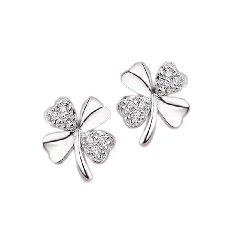 Ladies Fashion Cute Clover Earrings