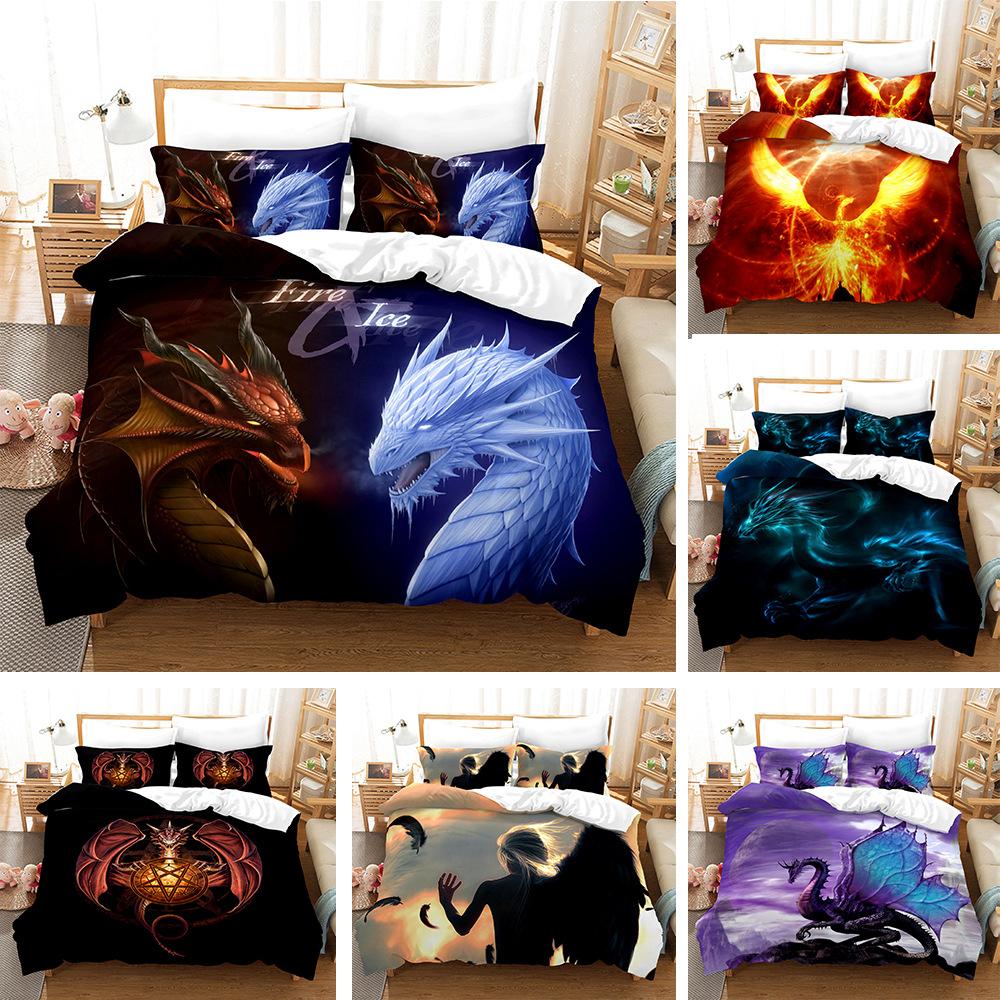 

Game 3D Digital Printing Kit Quilt Set Three-Piece Set GB-Single135cm×200cm 2pcs
