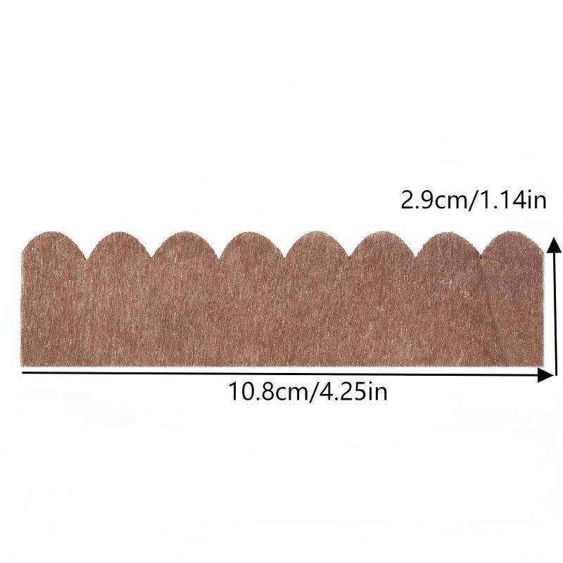 

12Pcs Roof Tiles Shingles Eaves Model Wooden Dollhouse Micro Construction Props Dolls House Pretend Play Toys