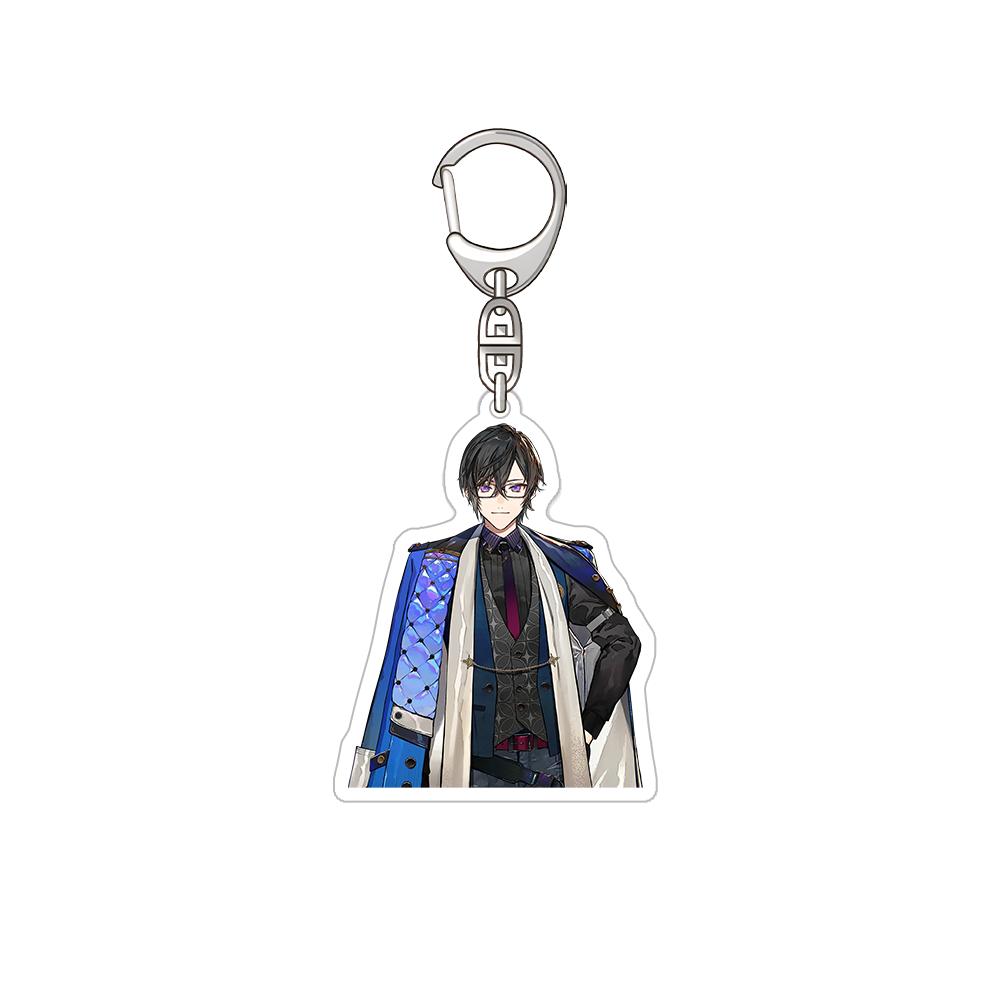 NIJISANJI Shikinagi Akira Genzuki Tojiro KOyanagi Rou Harusaki Air Sister Claire Official Acrylic Keychain Bag Pendant Fans Gift