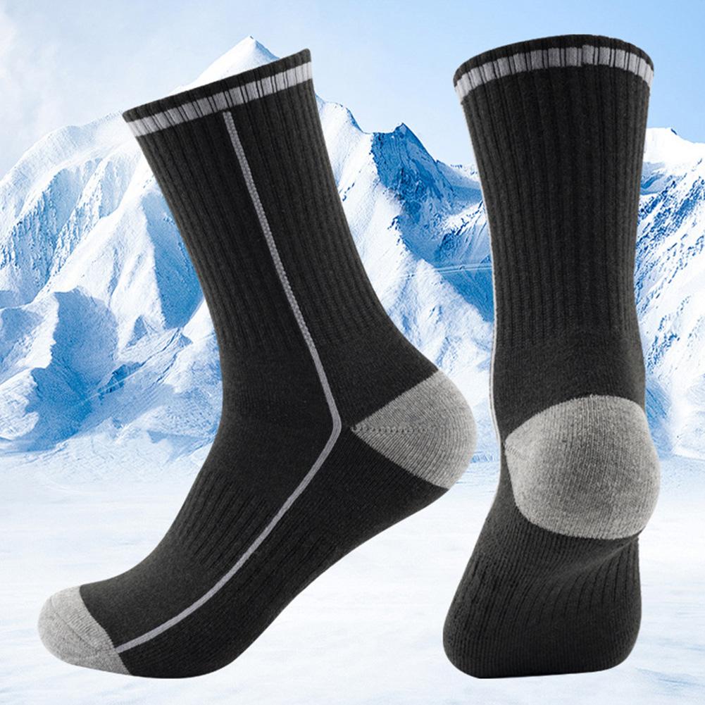 1 Pairs Wool Ski Socks Thermal Knee-high Cold Weather Warm Socks for Snowboarding Snow Winter Hunting Accessories Socks