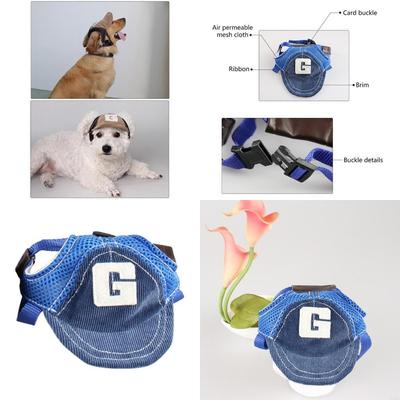 Dog Hat Dog Sun Hat Dog Baseball Cap Dog Trucker Hat for Small Large Dogs X3UC