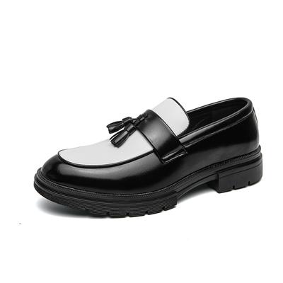 Fashion Spring Autumn Hot Selling Men's Leather Casual Shoes Soft Soled Comfortable Loafers Tassel Design Banquet Men's Dress Shoes