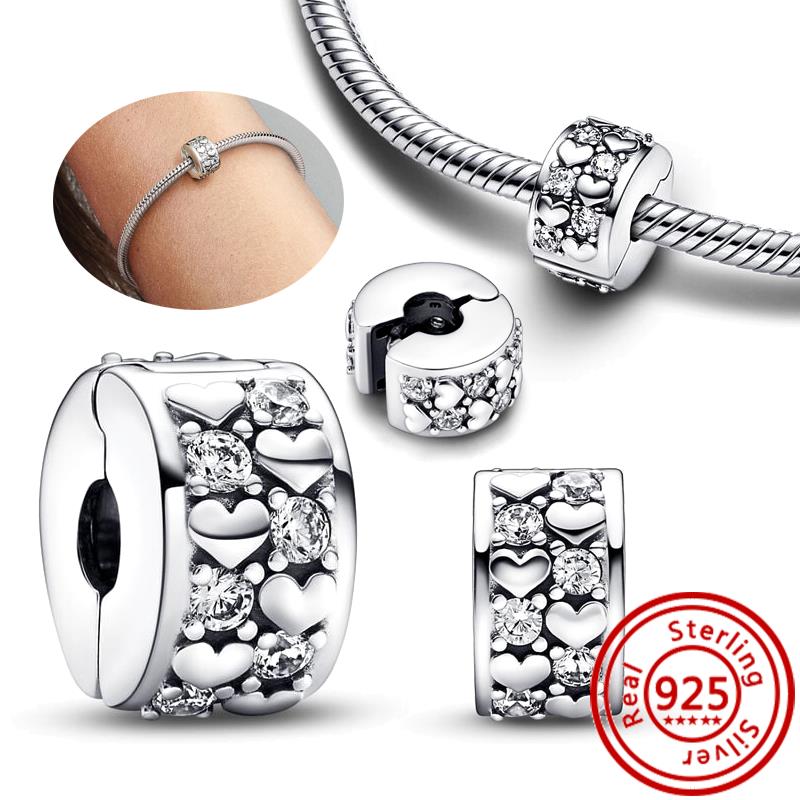 925 Sterling Copper Charm Twisting Arrow Lucky Dice Forever & Always Infinity Love Color Beads Fit Pantaro DIY Bracelet